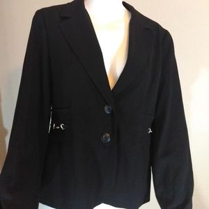 AB Studio Women's black blazer size 12